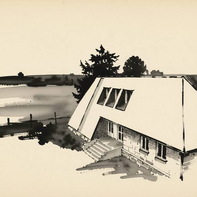 Ilustrační kresba: Hotel Vintíř