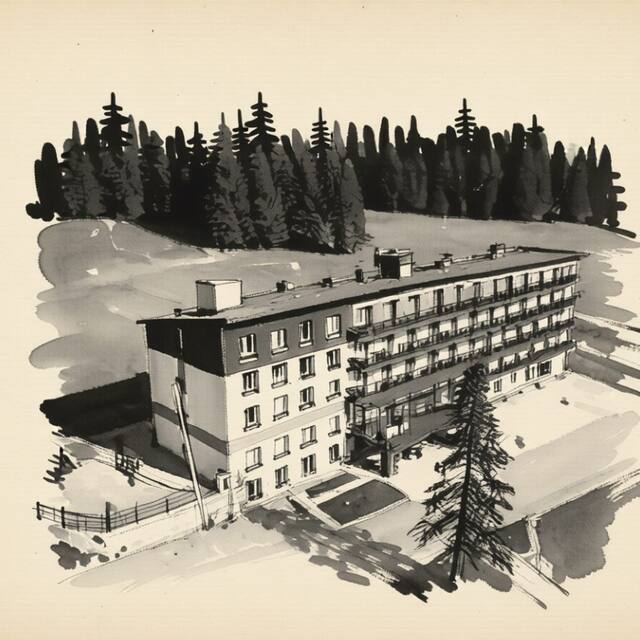 Ilustrační kresba: OREA Hotel Špičák Šumava