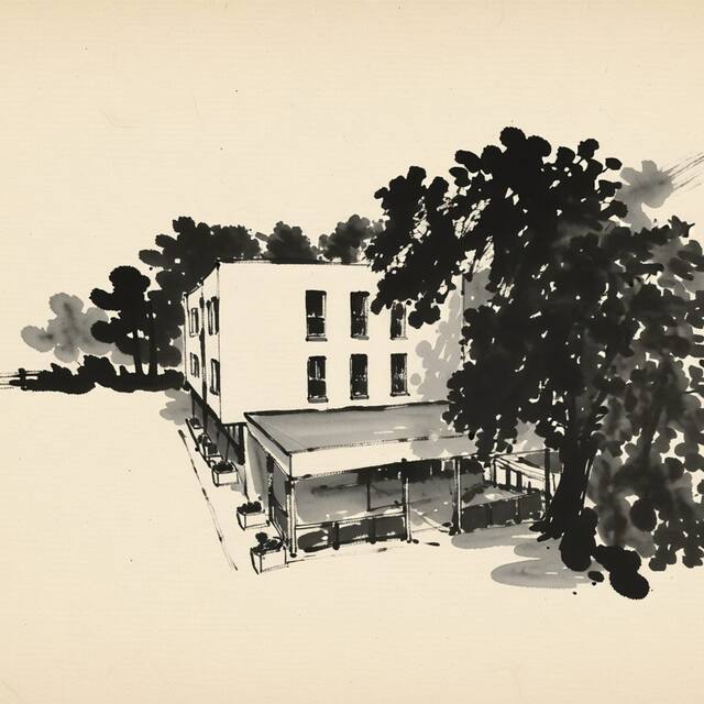Ilustrační kresba: GREEN HOTEL