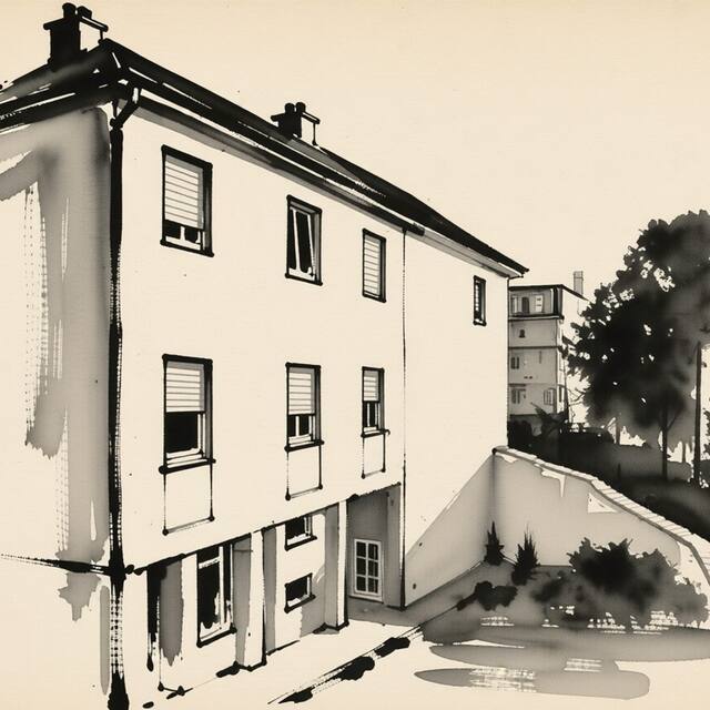 Ilustrační kresba: Hotel Lions Plzen