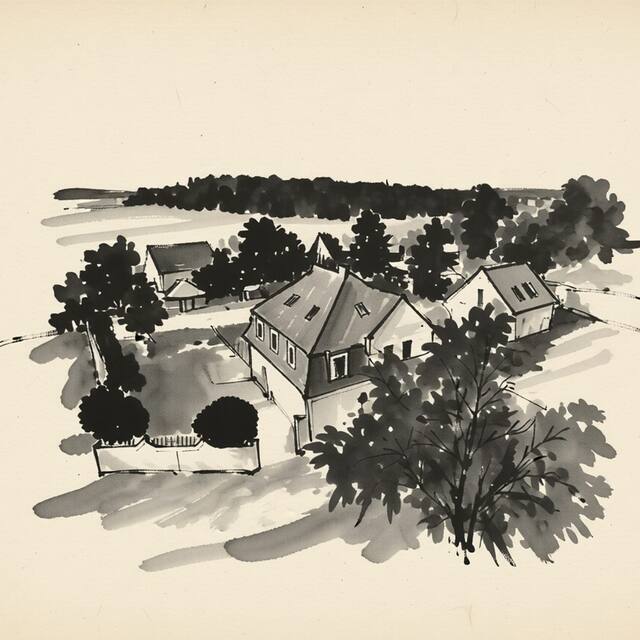 Ilustrační kresba: Penzion U Příhodů