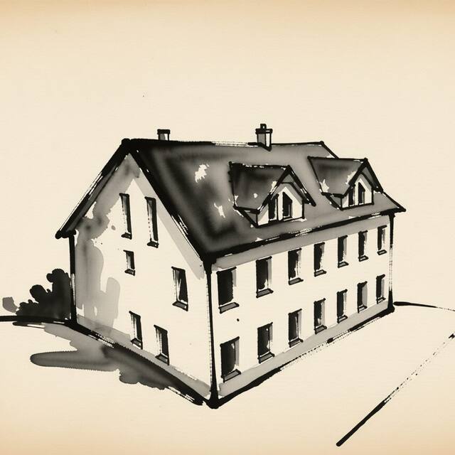 Ilustrační kresba: Penzion BBS