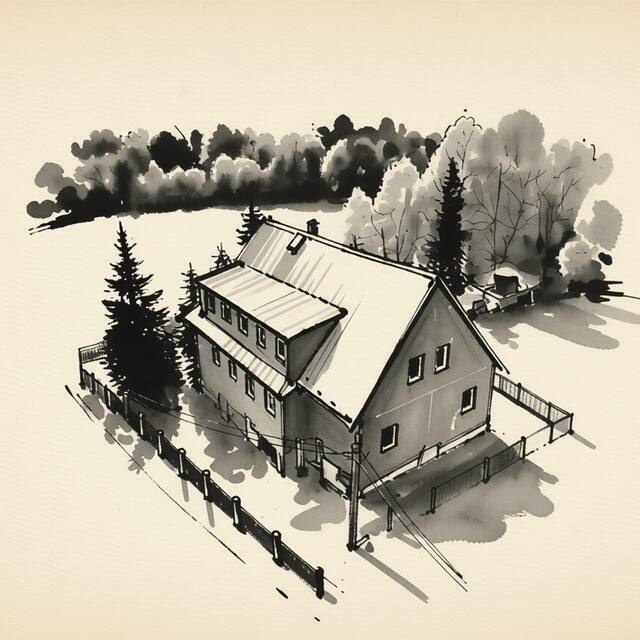 Ilustrační kresba: Pension Mikulka