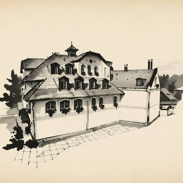 Ilustrační kresba: AGH Hotel
