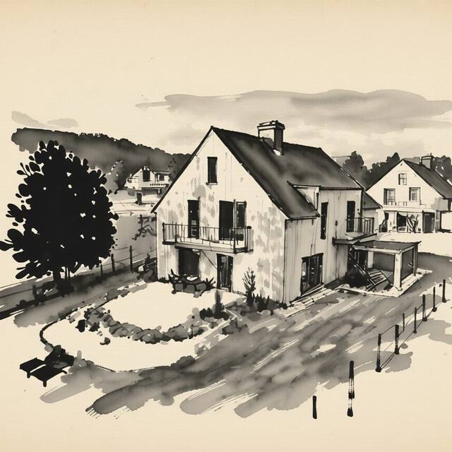 Ilustrační kresba: Nora Apartments