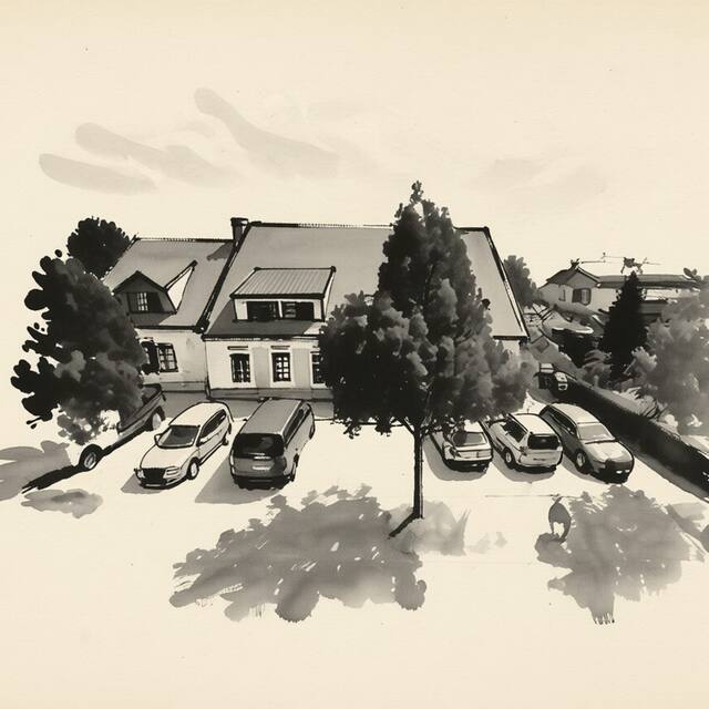 Ilustrační kresba: Penzion LaCasa