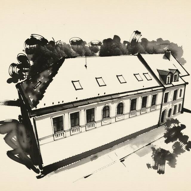 Ilustrační kresba: Pivovar FALTUS