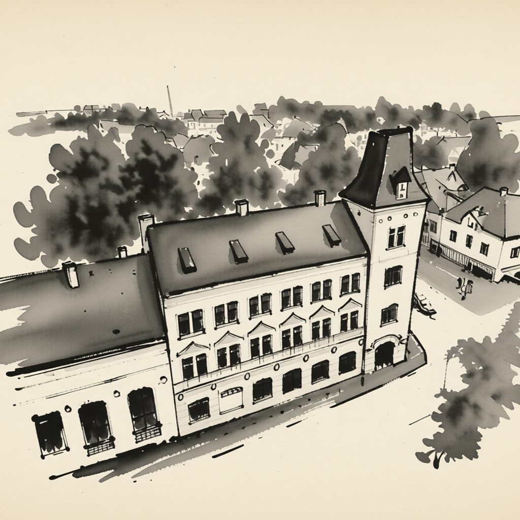 Ilustrační kresba: Penzion U Karkulky