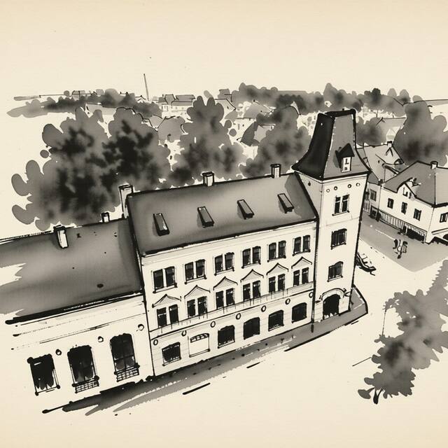 Ilustrační kresba: Penzion U Karkulky