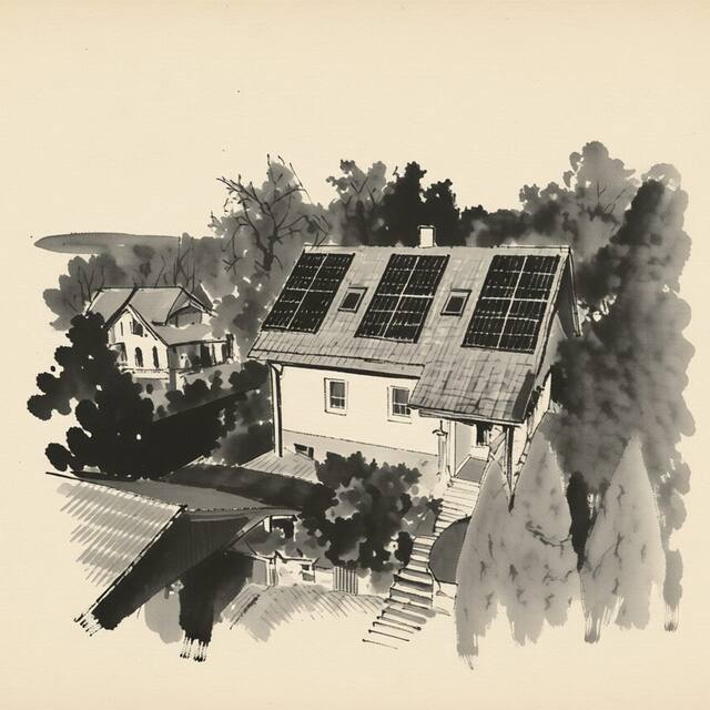 Ilustrační kresba: Pension Podlesí