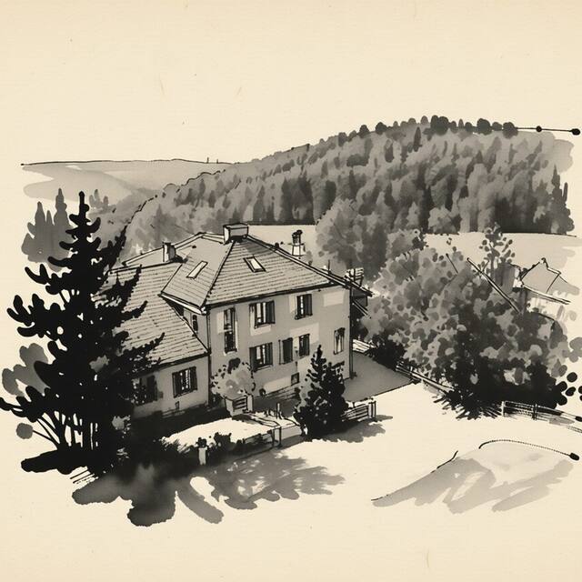 Ilustrační kresba: Ami penzion