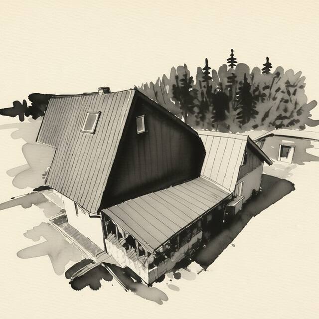 Ilustrační kresba: Vila Alena