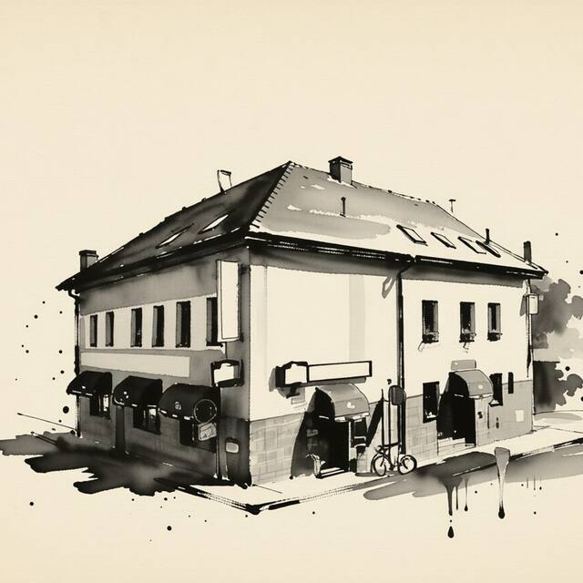 Ilustrační kresba: Hotel Classic
