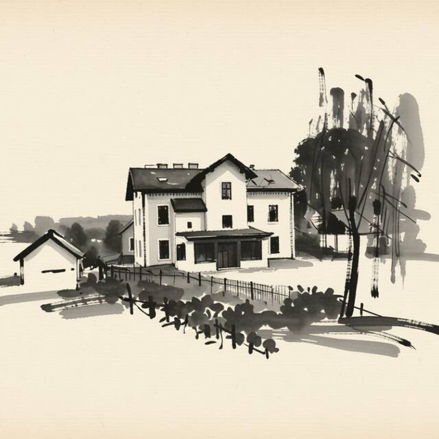 Ilustrační kresba: Penzion Johannes