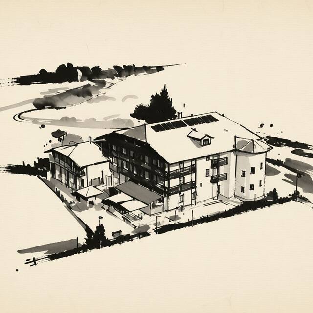 Ilustrační kresba: Hotel Game