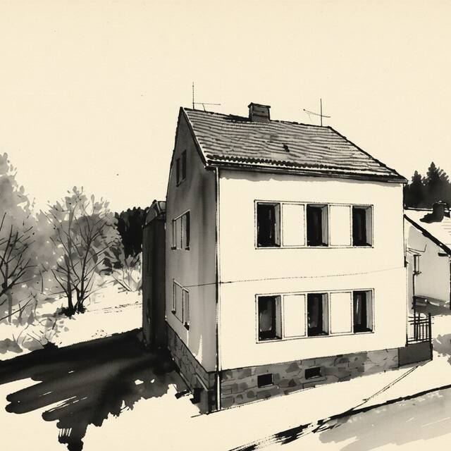 Ilustrační kresba: Sambar Pernink Apartmán