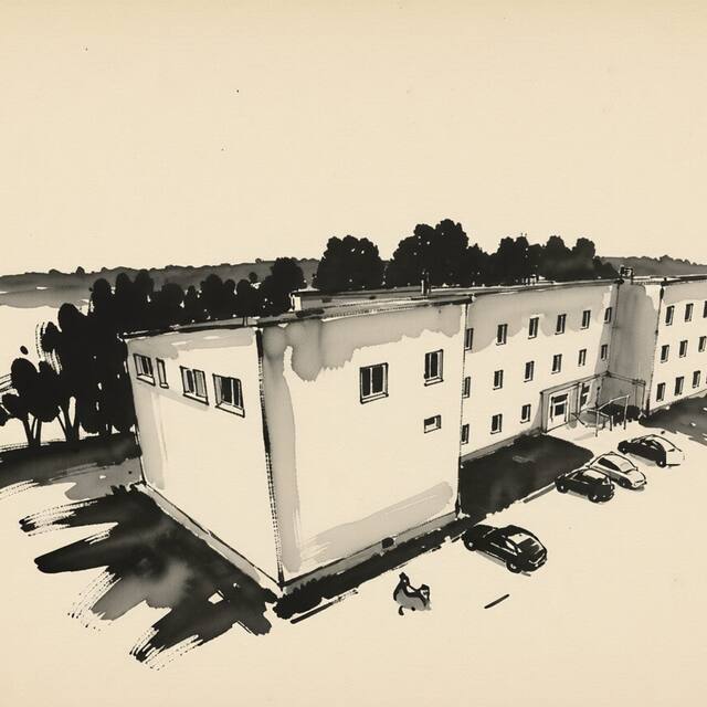 Ilustrační kresba: Sport Hotel Sletiště