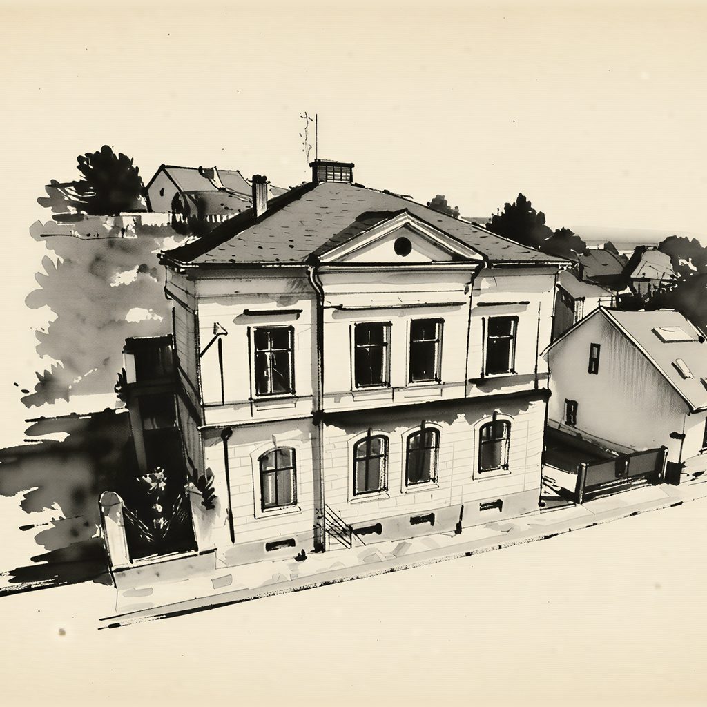 Ilustrační kresba: Apartmán Port Arthur