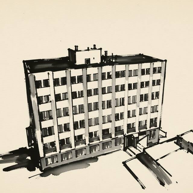 Ilustrační kresba: Hotel M