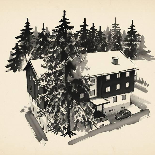 Ilustrační kresba: Penzion SOLA-FIDE