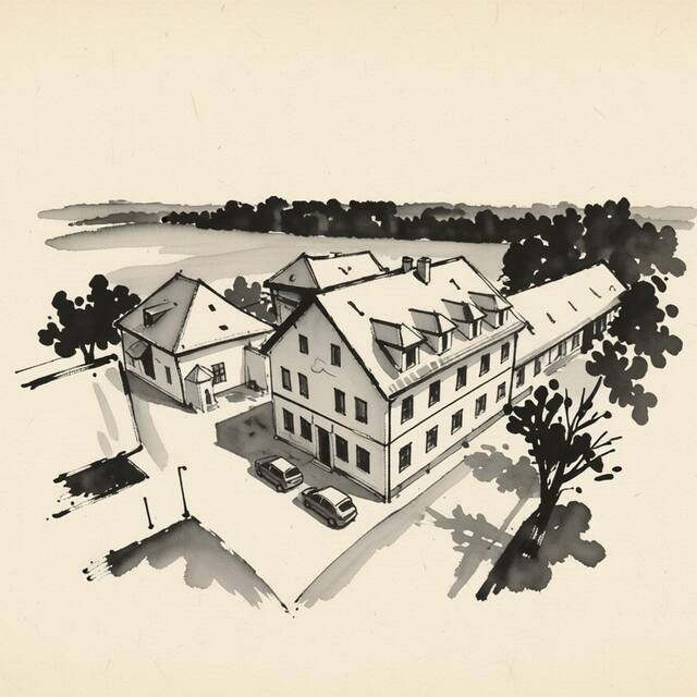 Ilustrační kresba: Hotel Buchlov ***