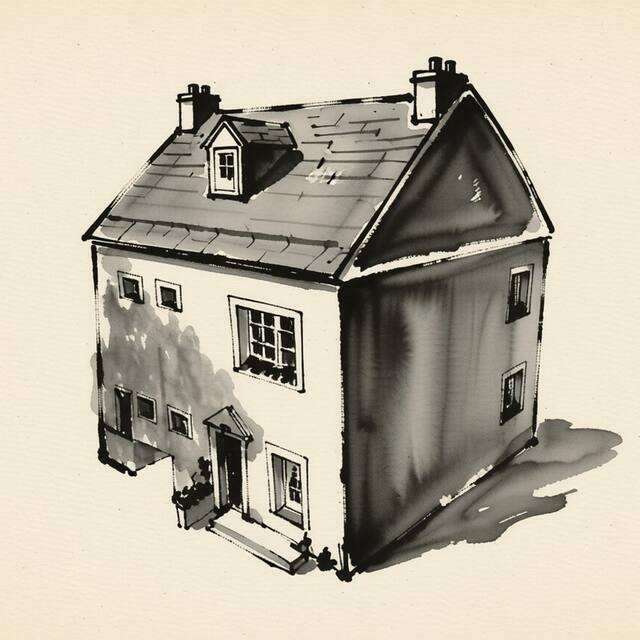 Ilustrační kresba: Pension Villa Marit