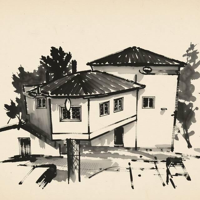 Ilustrační kresba: Hotel Mr. Pepinno
