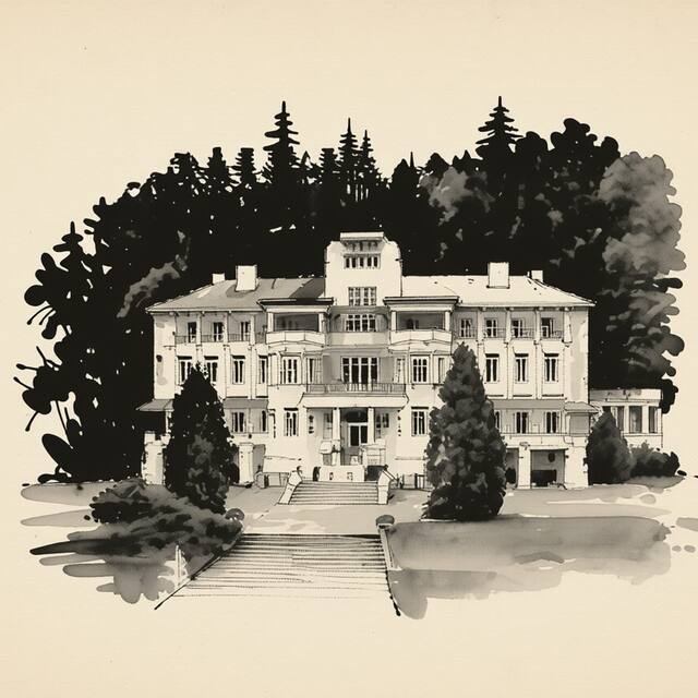 Ilustrační kresba: Hotel Dům Bedřicha Smetany****