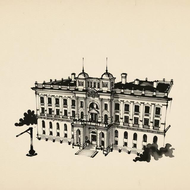Ilustrační kresba: 987 Prague Design Hotel