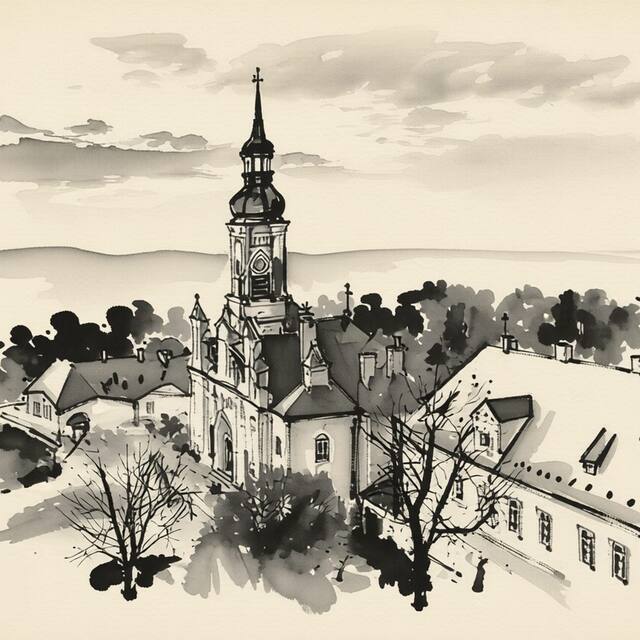 Ilustrační kresba: Loreta Hotel