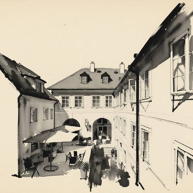 Ilustrační kresba: Appia Hotel Residences