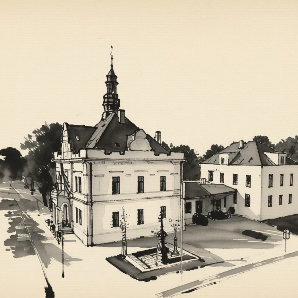 Ilustrační kresba: Villa Fitz