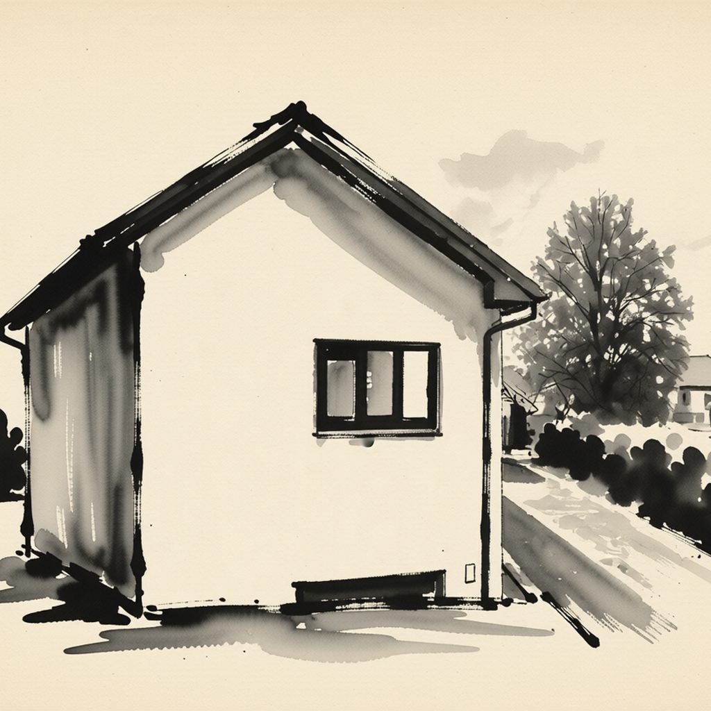 Ilustrační kresba: Penzion Heller