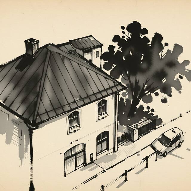 Ilustrační kresba: Hotel Pivovar Polička