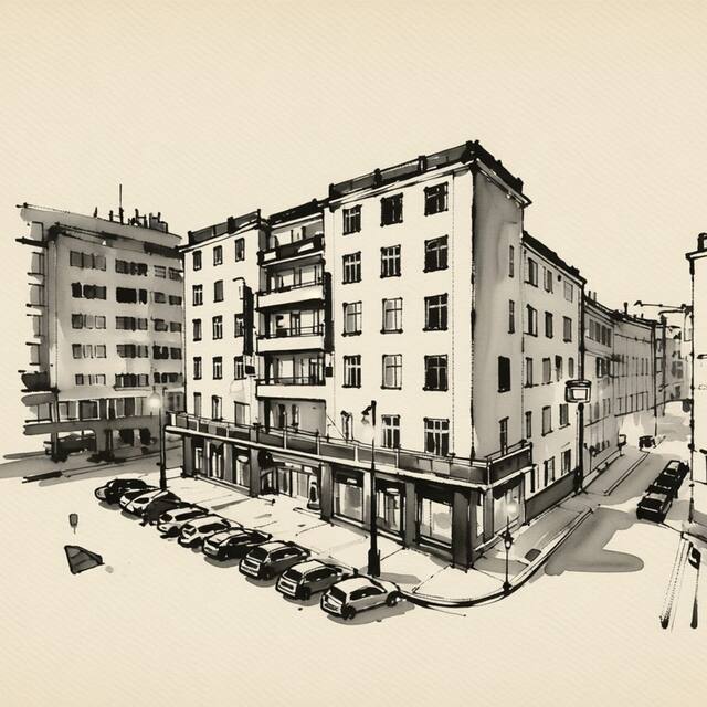 Ilustrační kresba: Clarion Hotel Prague Old Town