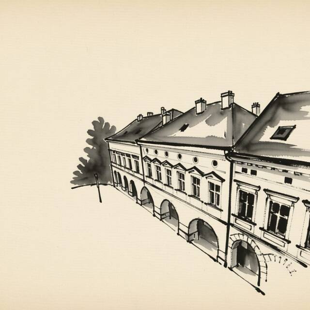 Ilustrační kresba: Hotel U Broučka