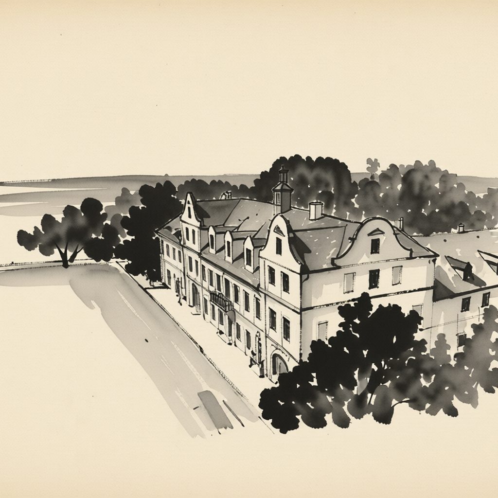 Ilustrační kresba: Hotel U Sládka