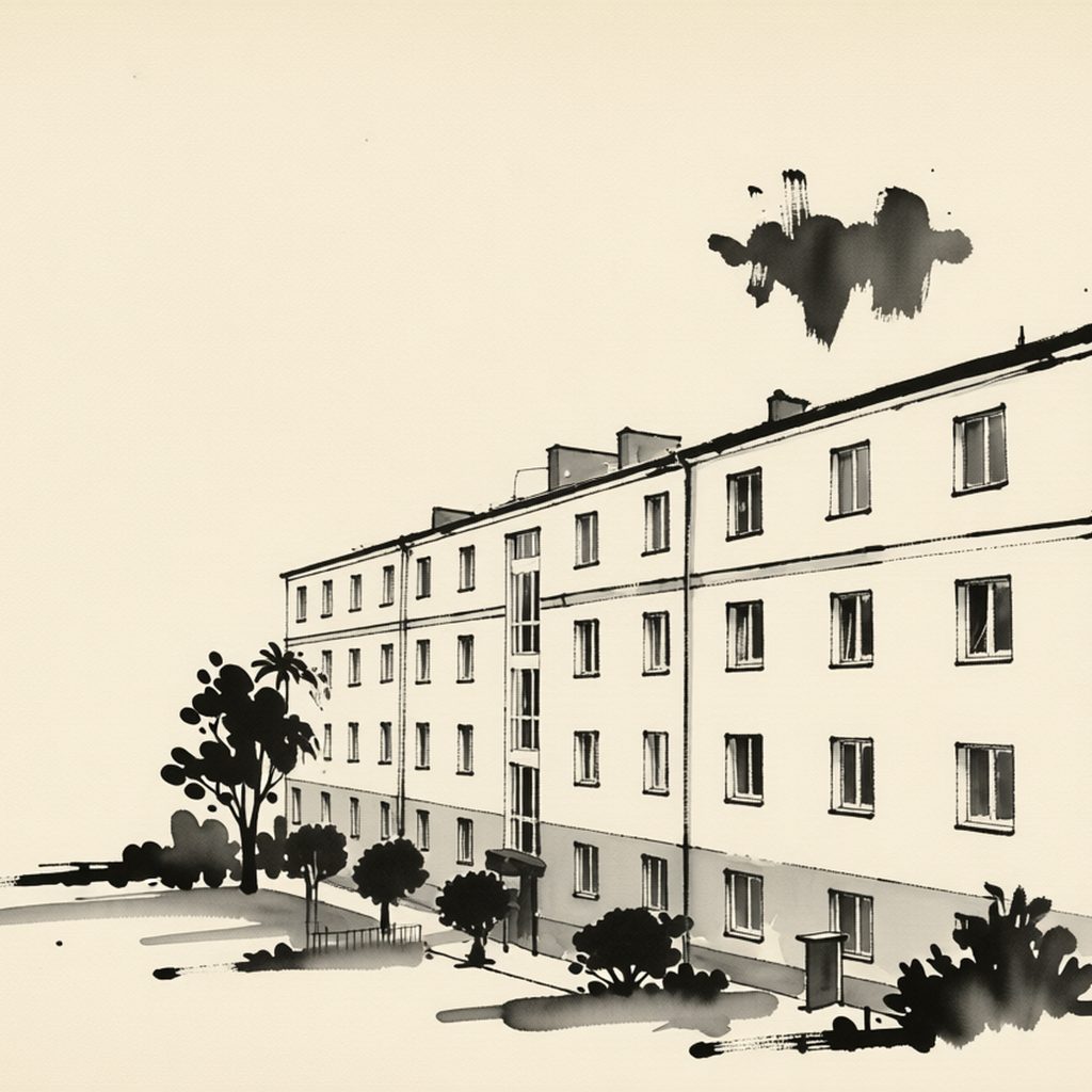 Ilustrační kresba: Hotel Elmontex