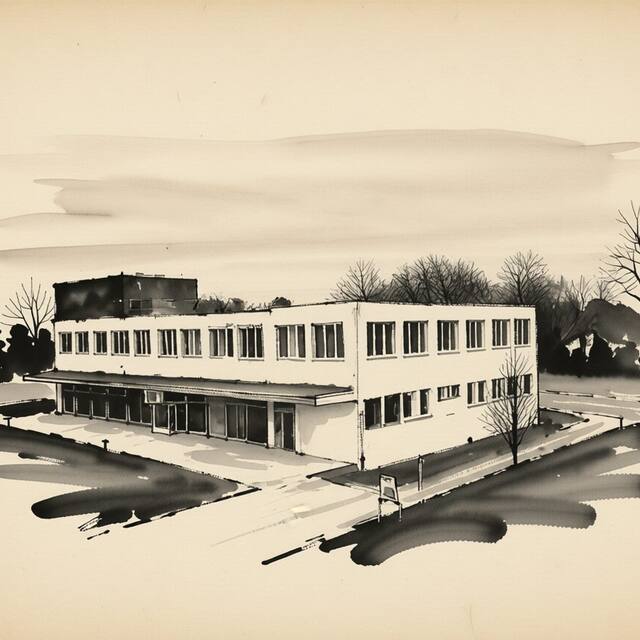 Ilustrační kresba: Hotel Kačerov