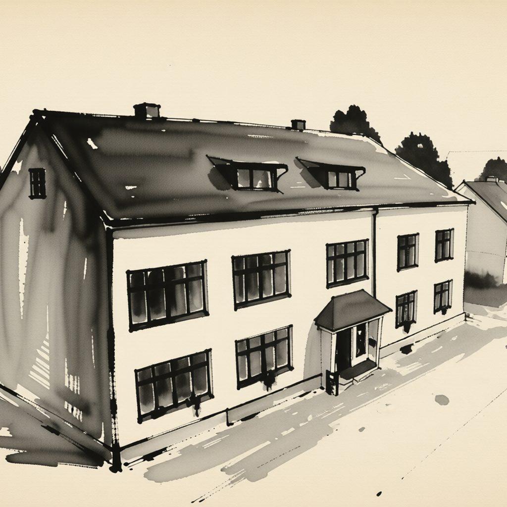 Ilustrační kresba: bike-Hotel Měděnec