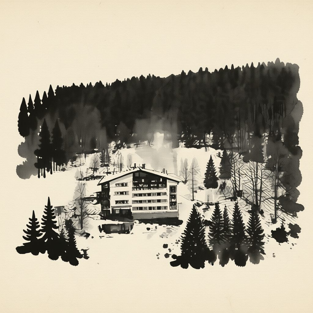 Ilustrační kresba: Bytový dům Terasy byt č.204