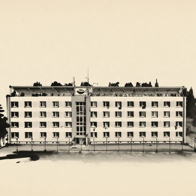 Ilustrační kresba: Hotel Buly