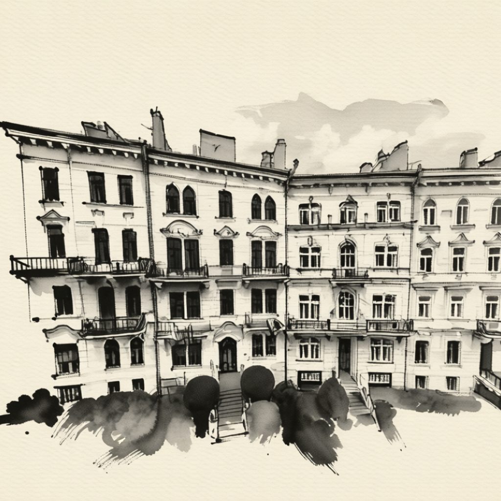Ilustrační kresba: SPA Hotel Čajkovskij