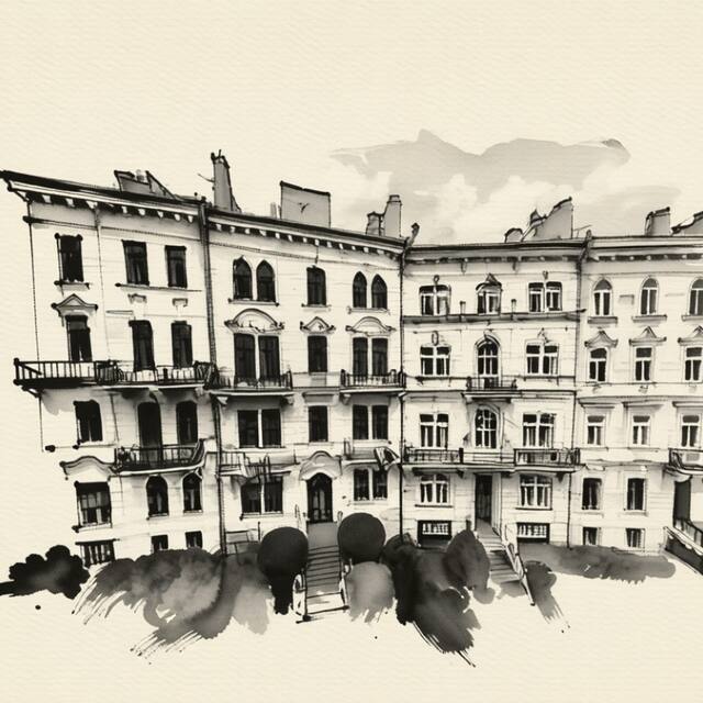 Ilustrační kresba: SPA Hotel Čajkovskij