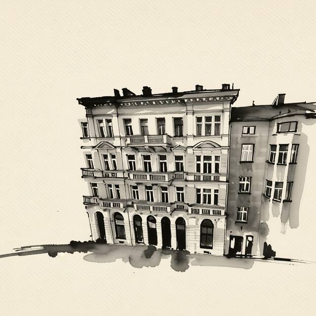 Ilustrační kresba: Hotel Amarilis Prague