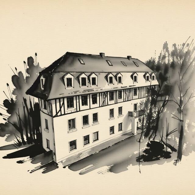 Ilustrační kresba: Ubytování ALDARON