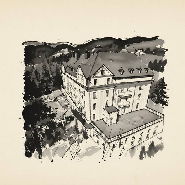 Ilustrační kresba: Esplanade Spa and Golf Resort