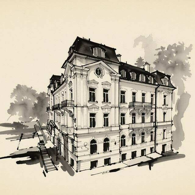 Ilustrační kresba: Hotel Westend****