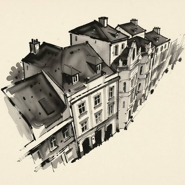 Ilustrační kresba: Antik Hotel