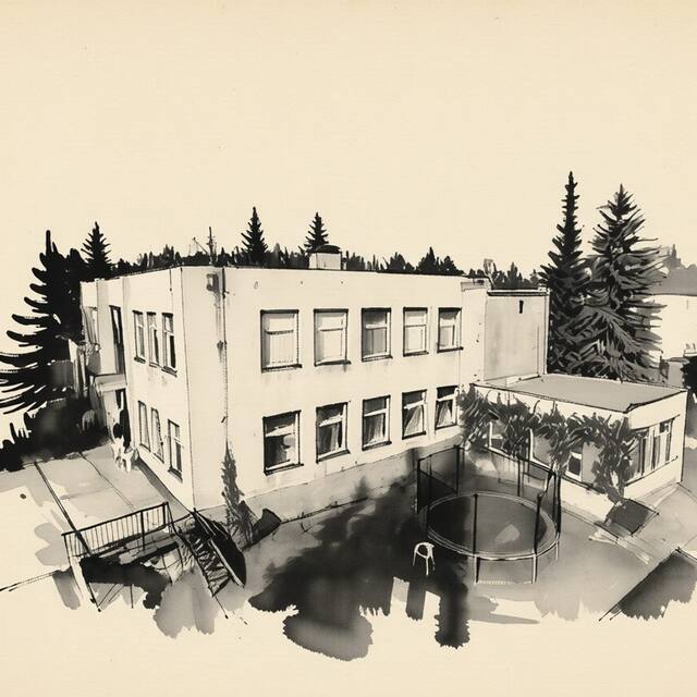Ilustrační kresba: Penzion Atrium